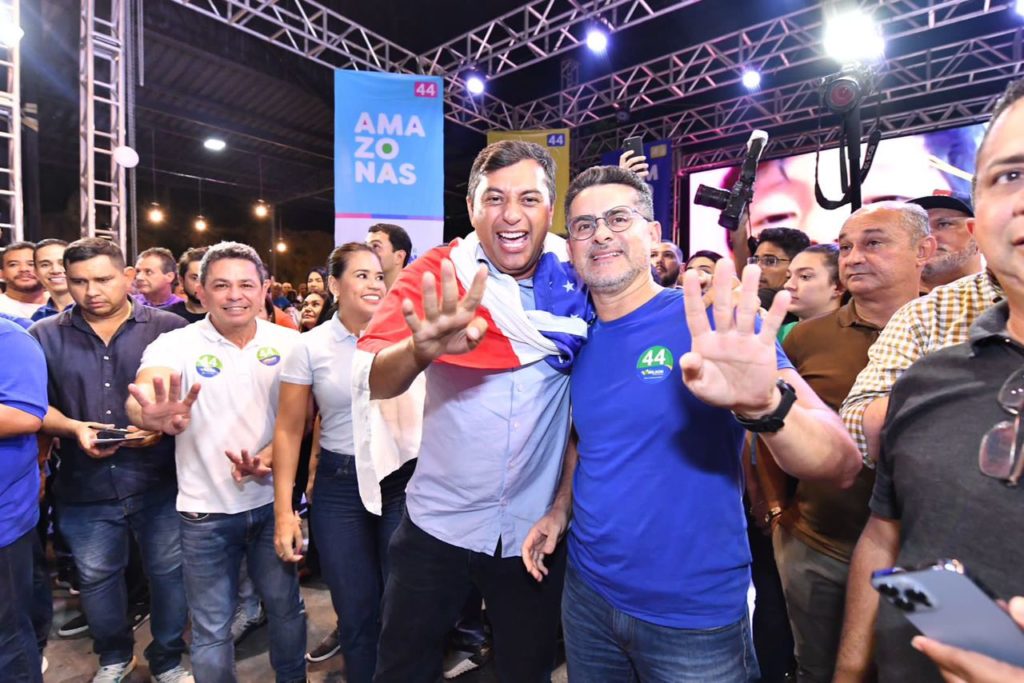 Governador Wilson Lima parabeniza prefeito de Manaus David Almeida pela reeleição
