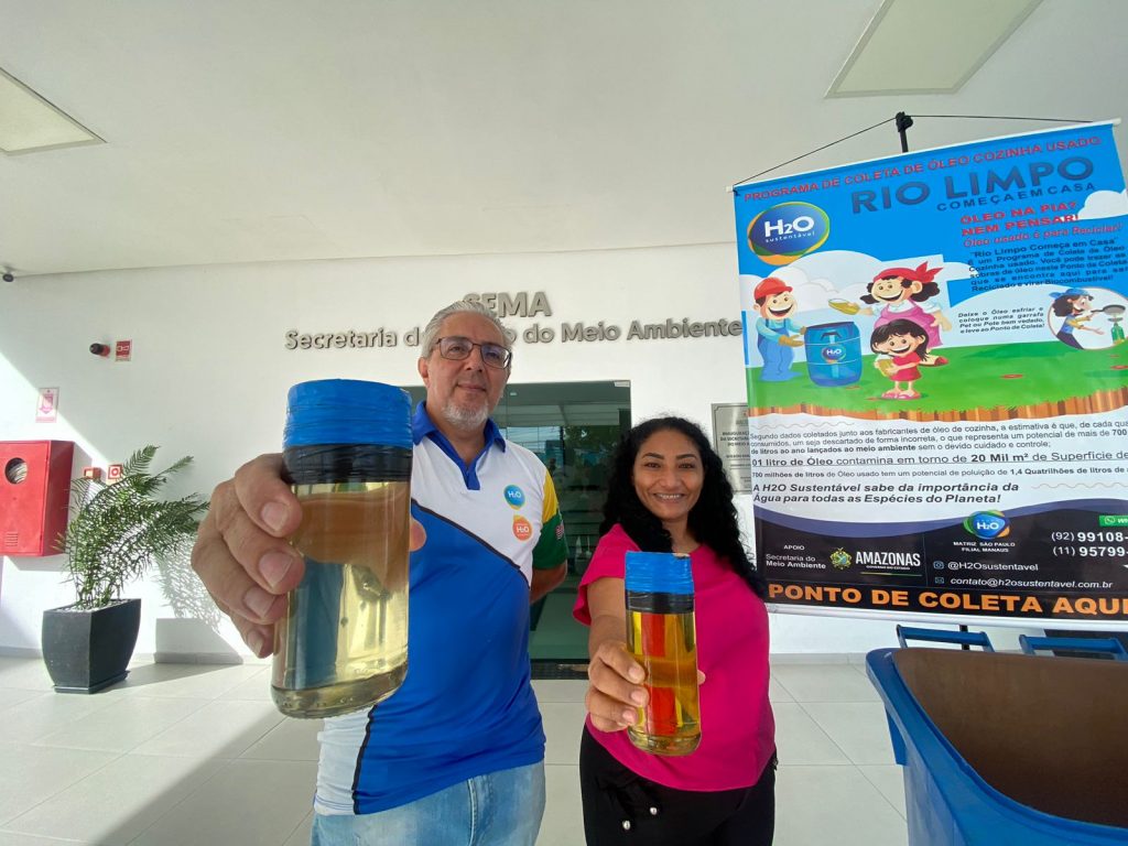 Coleta de óleo de cozinha em Manaus