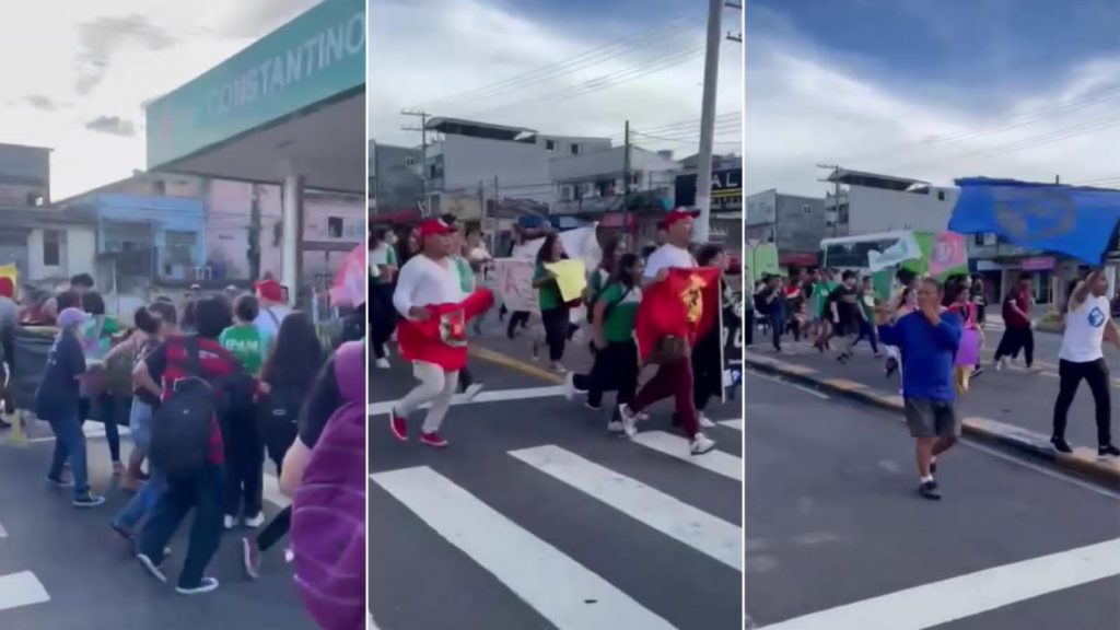 Estudantes invadem T1 em protesto contra aumento de ônibus