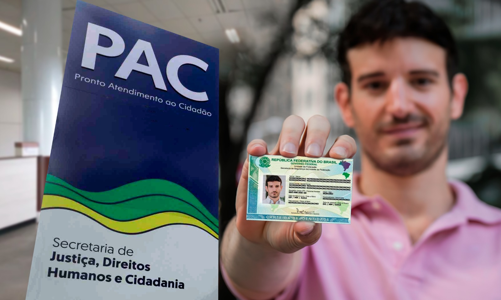 Nova carteira de identidade unifica as informações do cidadão no