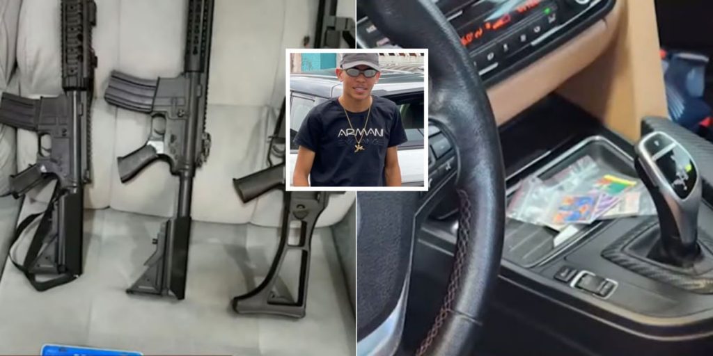Polícia apreende com Lucas Picolé drogas sintéticas munições de fuzil e produtos falsificados em sua loja em Manaus