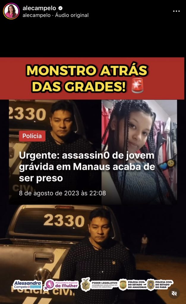 Deputada Alessandra aborda o caso de policial envolvido em briga com babá