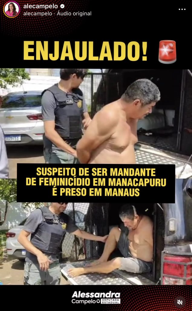 Deputada Alessandra aborda o caso de policial envolvido em briga com babá