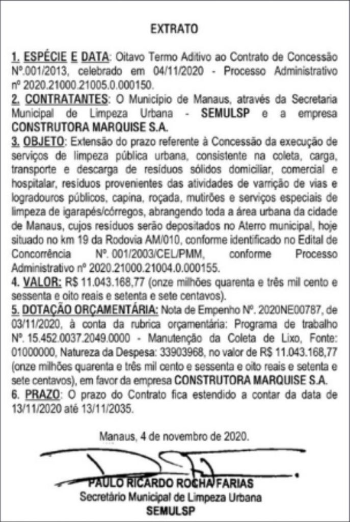 Grupo Marquise Ambiental em Manaus tem histórico de denúncias