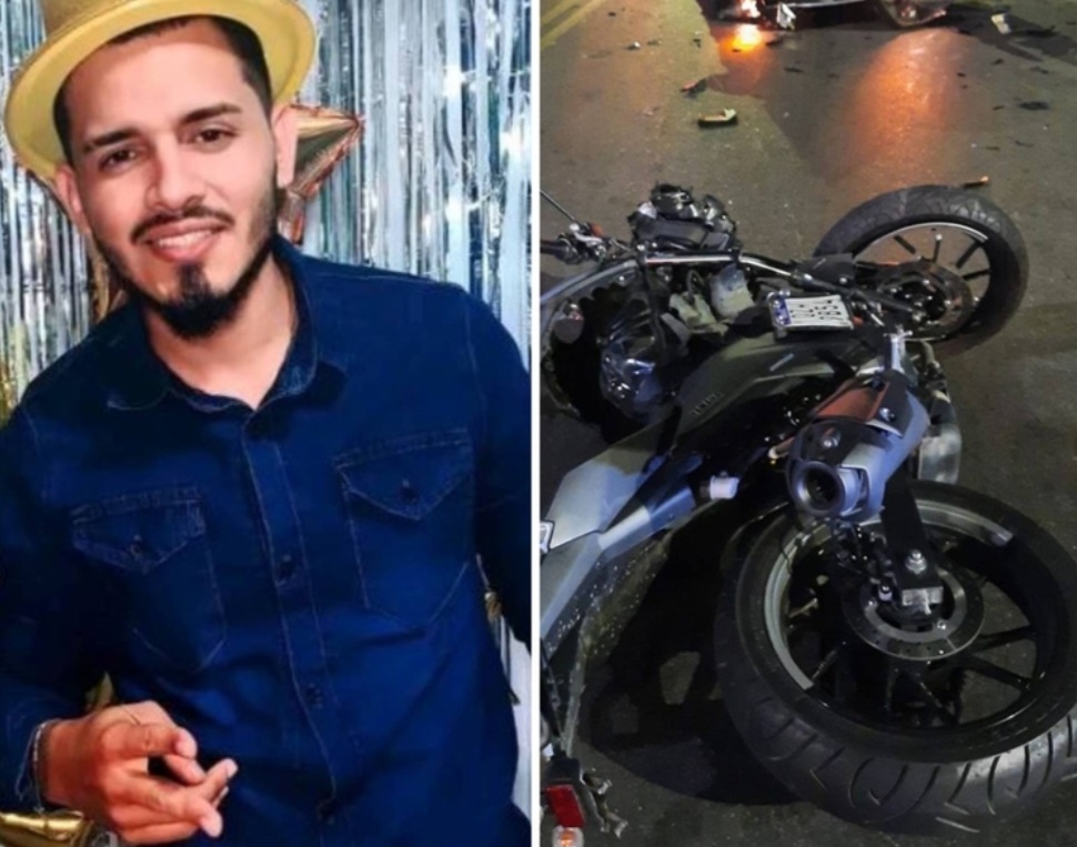 Motociclista morre após colidir com carro