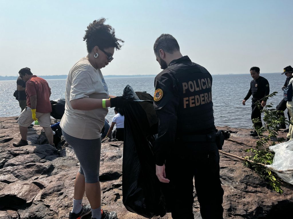 PF fiscaliza sítio arqueológico Pontas das Lages no Amazonas