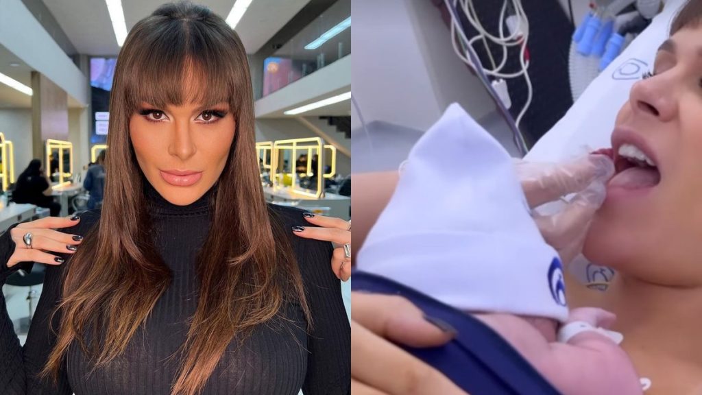 Fernanda Lacerda a ‘Mendigata’ come placenta após parto: ‘parece sushi’