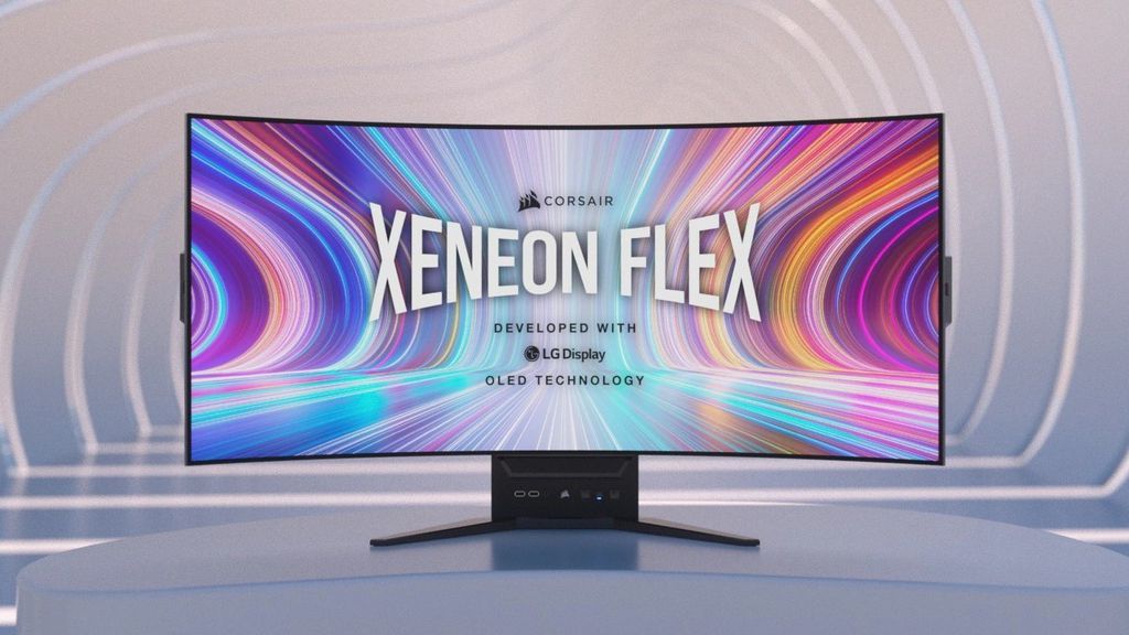 Corsair Xeneon Flex é o primeiro monitor OLED dobrável do mundo