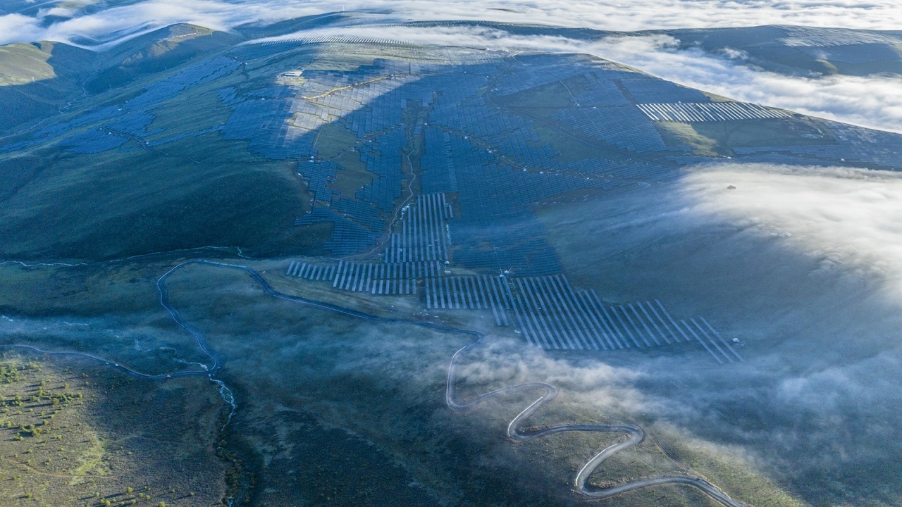 usina hidro-solar chinesa