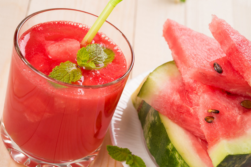 beber suco de melancia antes do treino