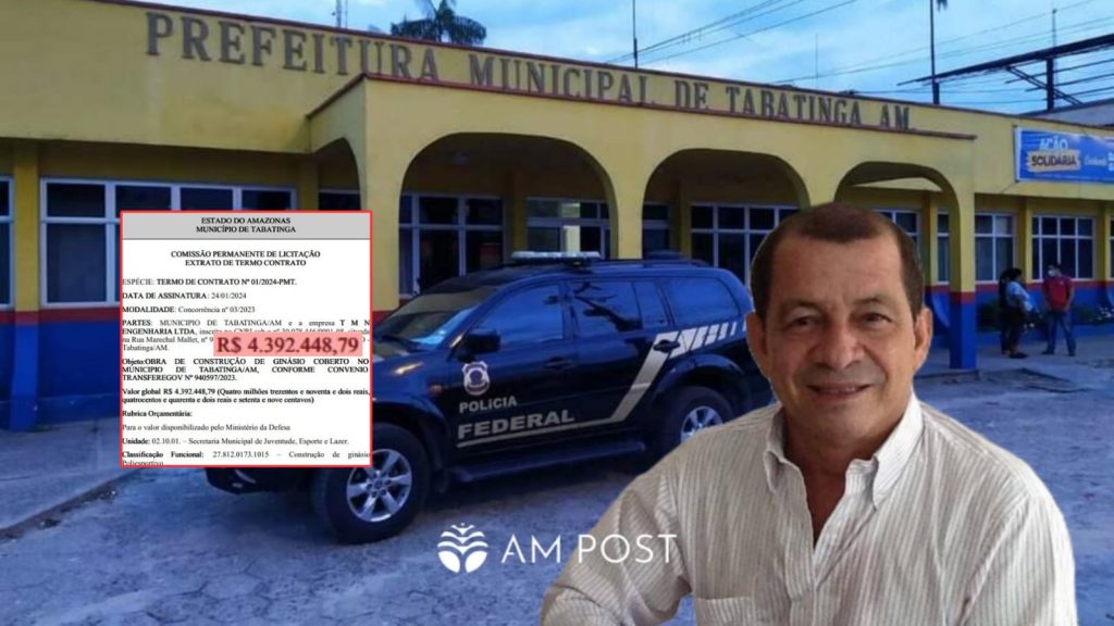 Prefeito de Tabatinga vai usar verba federal para pagar mais de R$4,3 milhões a empresário que já foi alvo da PF