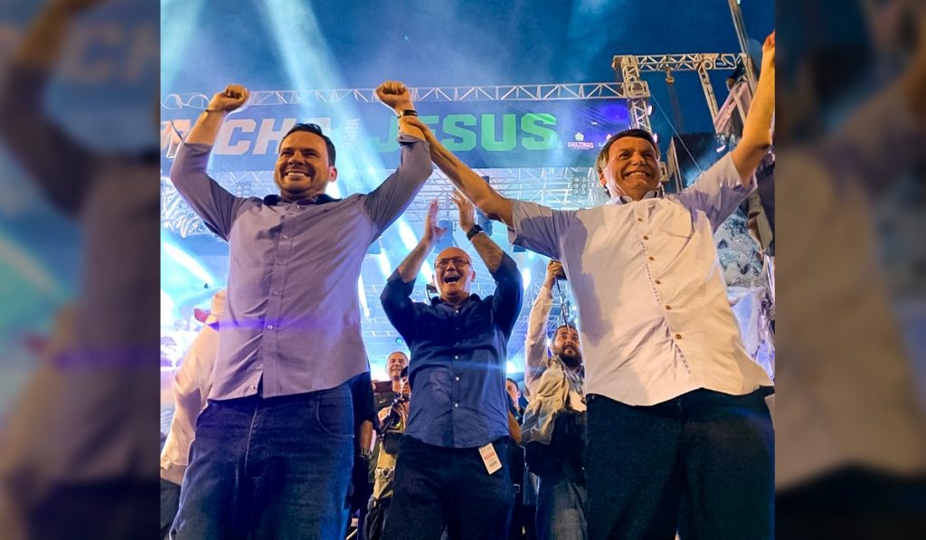 Menezes diz que chapa puro sangue com ele e Alberto Neto foi idealizada por Bolsonaro