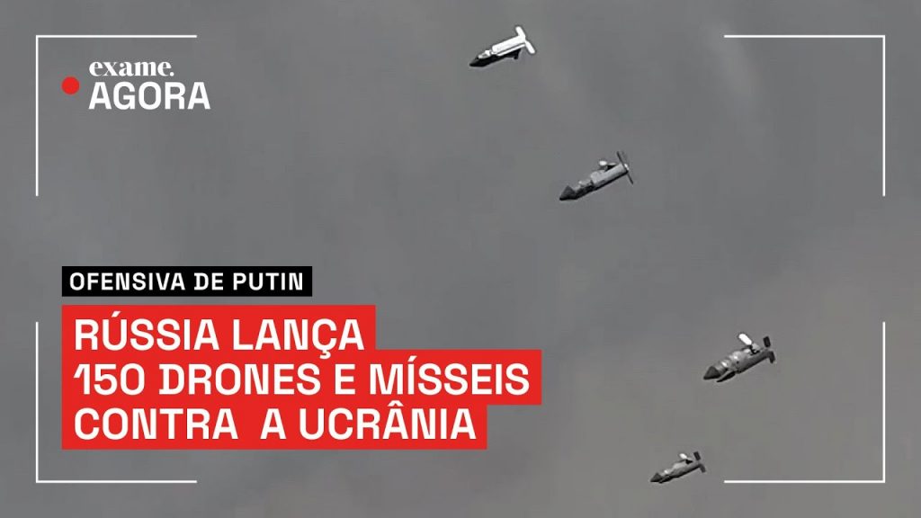 Rússia lança 99 drones e mísseis contra sistema energético da Ucrânia