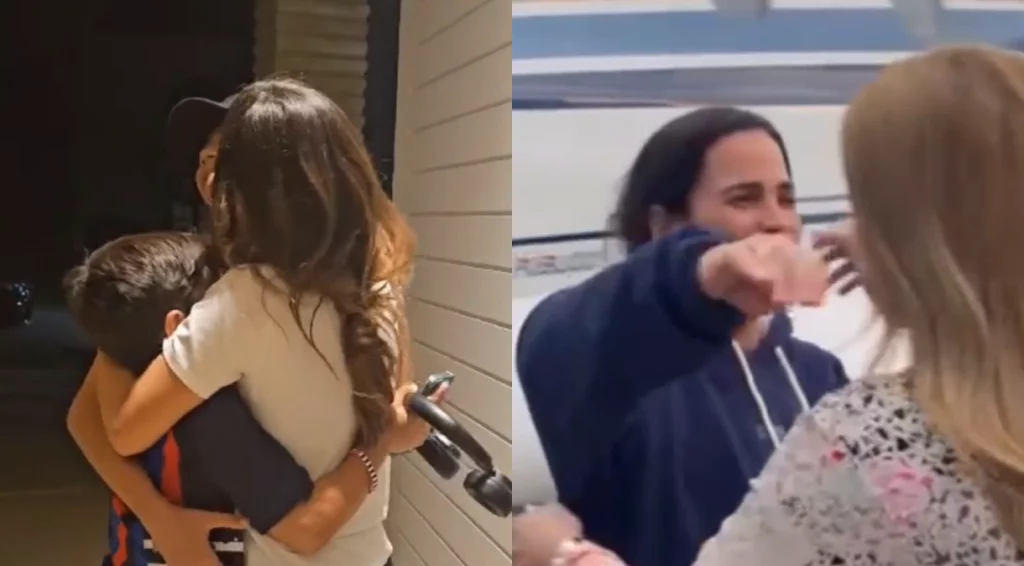 Wanessa Camargo se reune com a família após expulsão do BBB 24