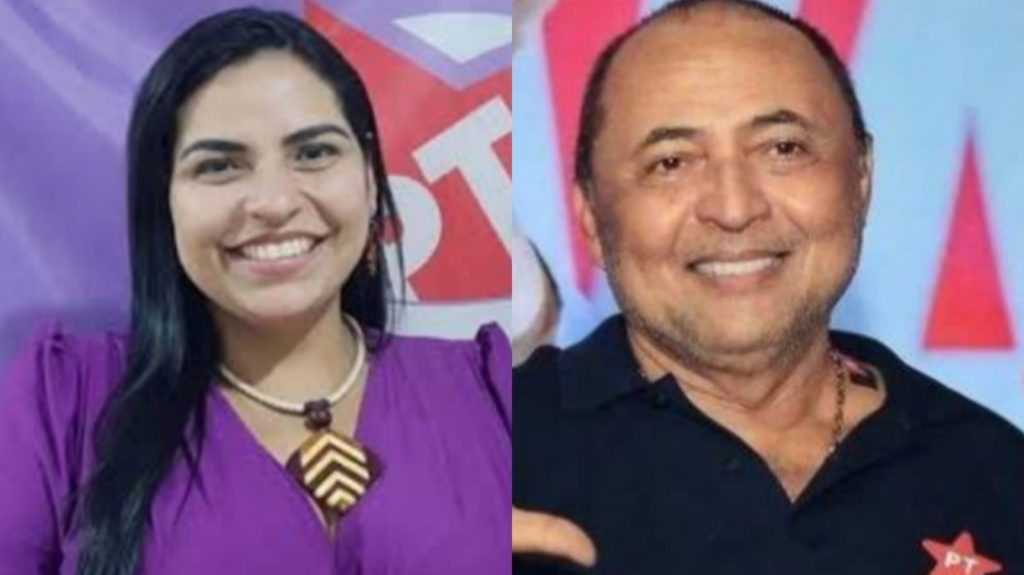 Anne Moura e Valdemir Santana disputam vaga de pré-candidato para prefeitura de Manaus pelo PT-AM