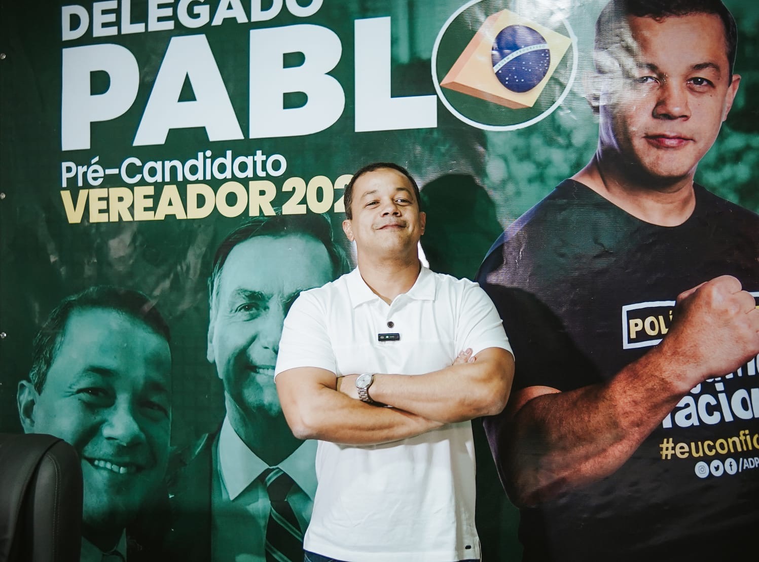 Com apoio da Direita de Manaus, Delegado Pablo é pré-candidato em 2024