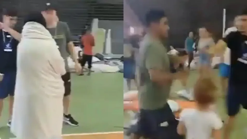 Assista: Casal é flagrado em ato sexual dentro de abrigo para vítimas de tragédia no RS