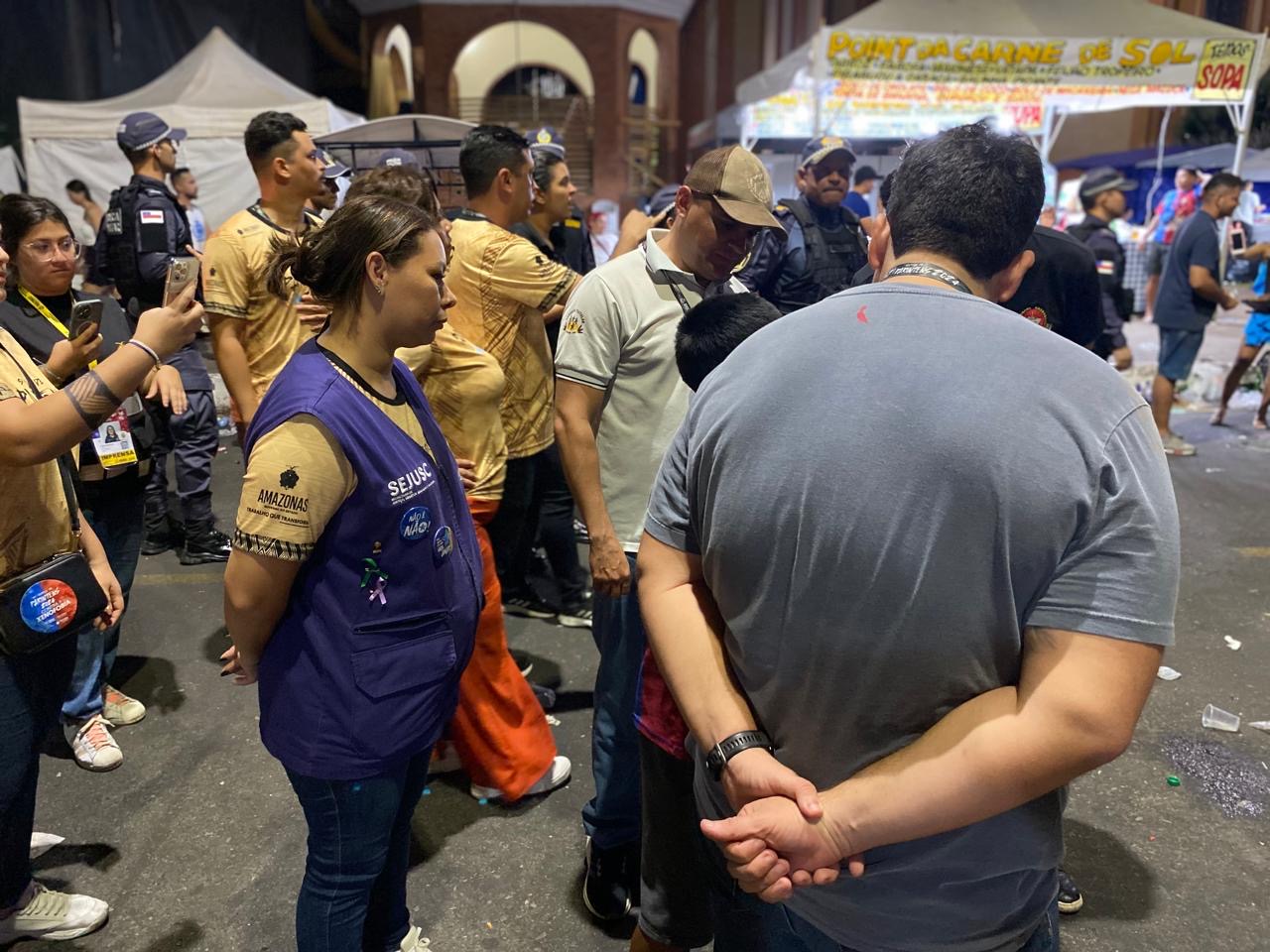 SSP-AM realiza fiscalização integrada para coibir presença de crianças e adolescentes durante eventos na madrugada após Festival de Parintins