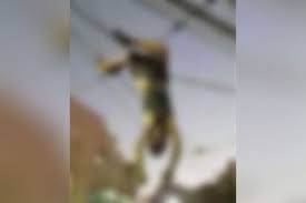 Homem é eletrocutado e morre após furto de cabos de energia; assista