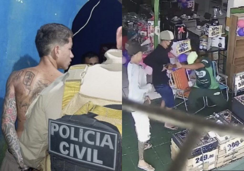 Suspeito de executar funcionário de loja a tiros é preso em Manaus