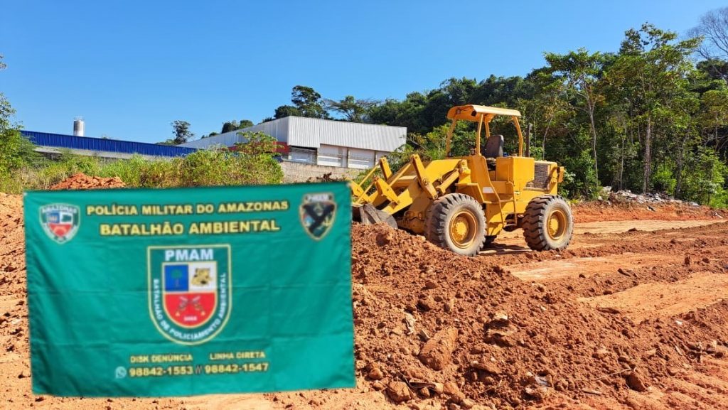 PM prende dois homens por operar sem licença ambiental na zona oeste de Manaus