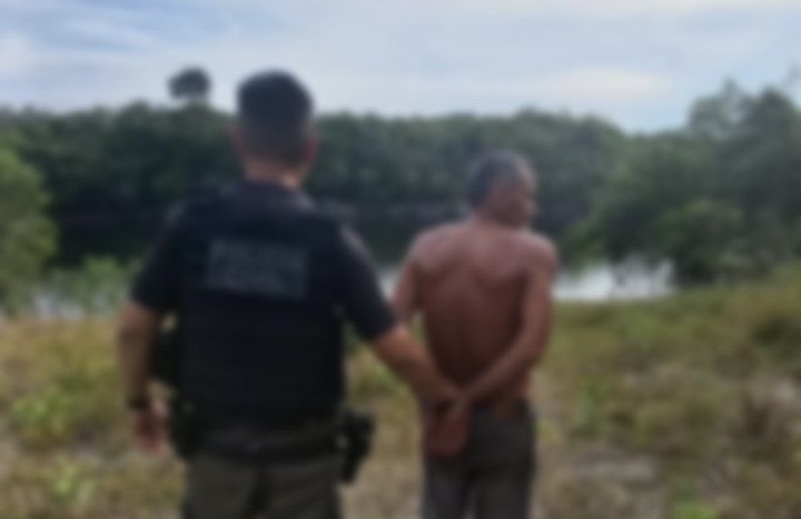 Foragido por estupro de vulnerável de criança flagrado pela mãe durante o crime é preso em Manaus