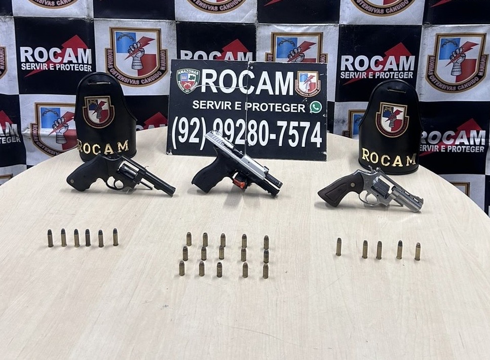 Trio é preso por envolvimento em roubo e sequestro de motorista em Manaus