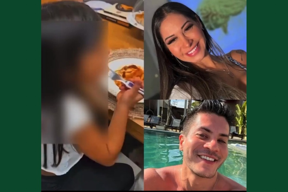 Maíra Cardi e Arthur Aguiar brigam nas redes sociais após vídeo polêmico da filha deles virilizar na web