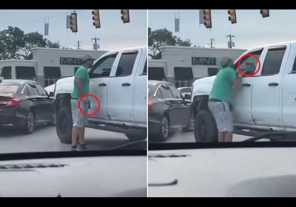 Vídeo: Motorista vai tirar satisfação com arma na mão e acaba morto em briga de trânsito