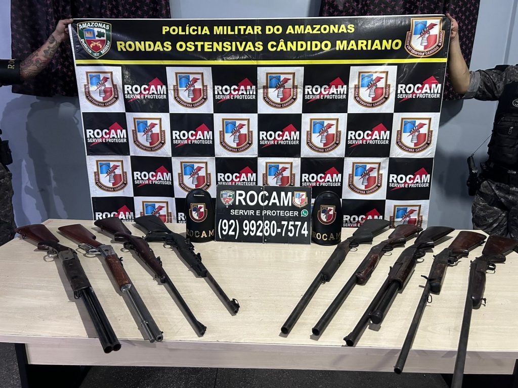 PM apreende 137 armas de fogo e prende mais de 360 pessoas em flagrante no mês de junho