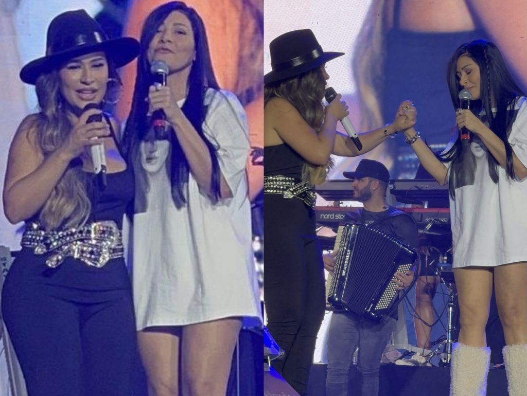 Simaria aparece em show de Simone Mendes e as duas cantam juntas após fim da dupla; assista