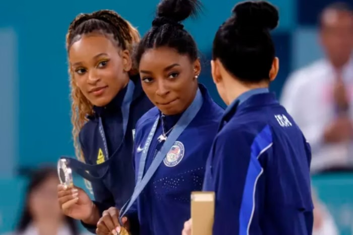 Não quero mais competir com a Rebeca’, diz Simone Biles