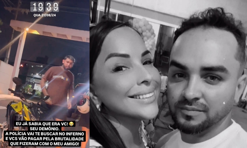 A polícia vai te buscar no inferno’, diz influenciadora sobre suspeito de assassinar biomédico em Manaus; veja