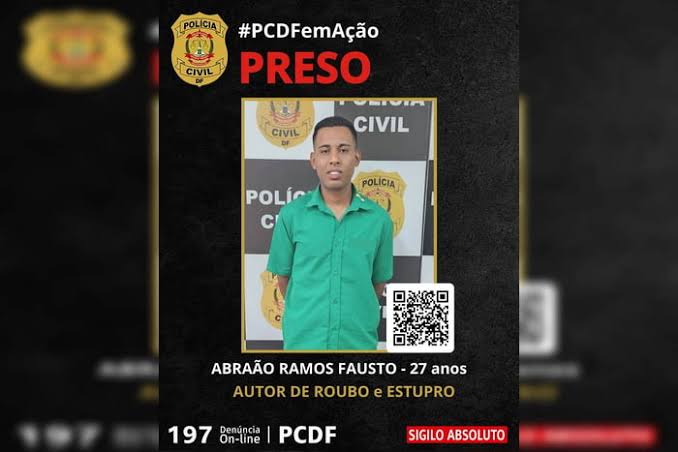 Homem é preso suspeito de assaltar e estuprar mulher em matagal