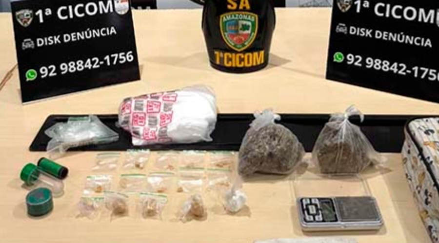 Traficantes medrosos correm ao avistar polícia e deixam drogas para trás na Zona Sul de Manaus