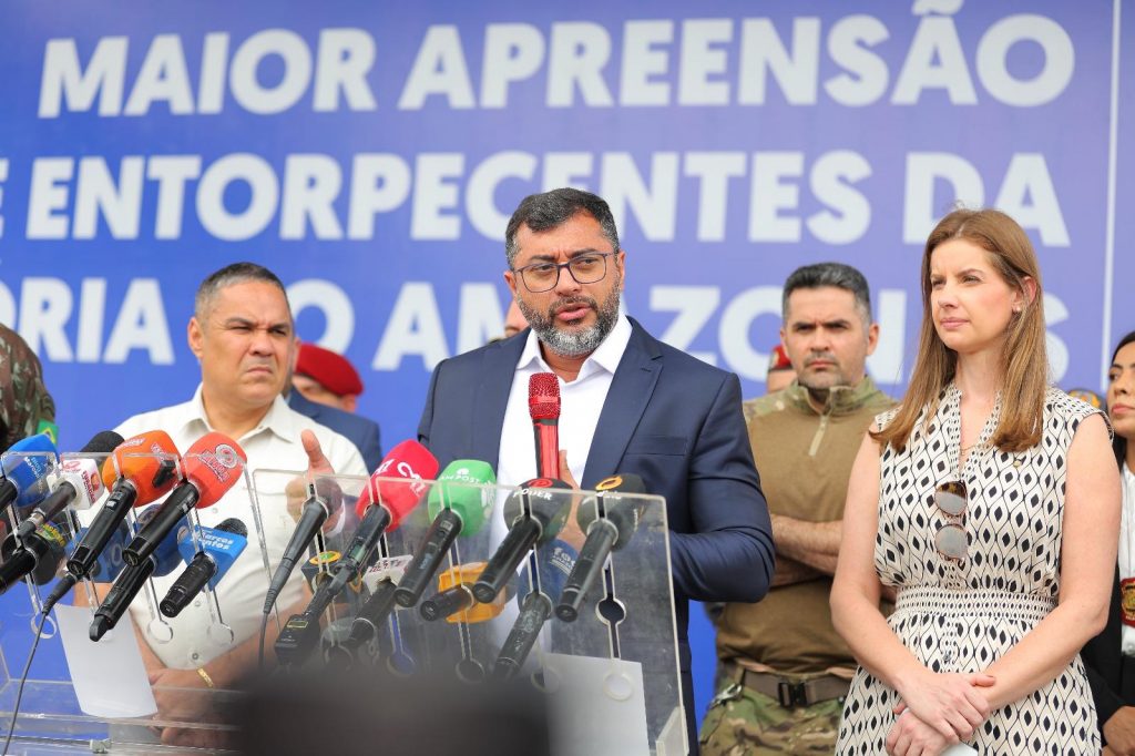 Wilson Lima aponta avanços no combate ao tráfico de drogas com a maior apreensão de entorpecentes já feita no Amazonas
