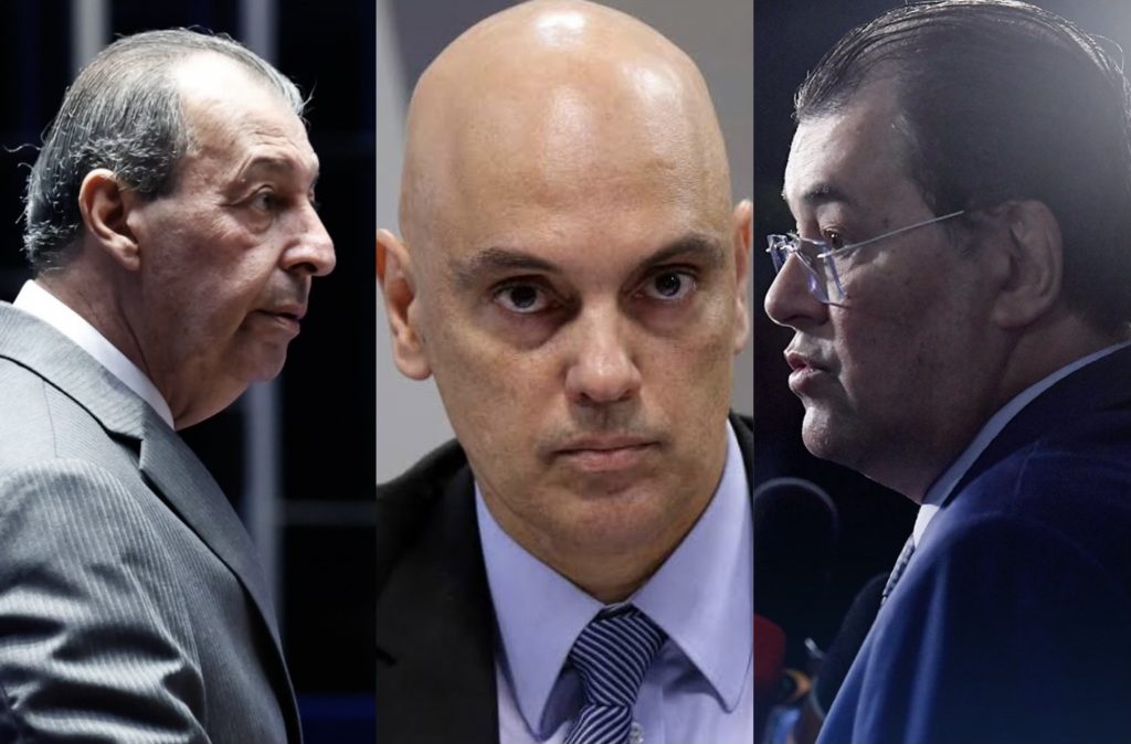Senadores Eduardo Braga e Omar Aziz silenciam sobre caso Moraes