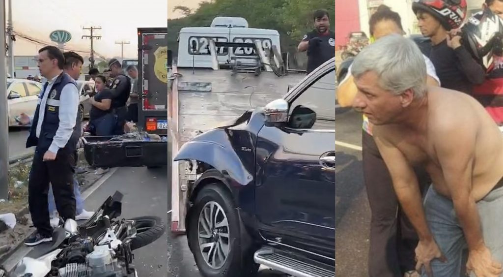 Candidato a vereador Drº Cleverson dirigia carro que matou motociclista durante acidente em Manaus