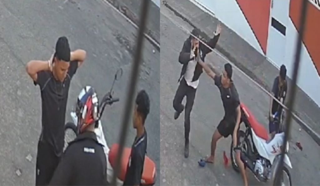 Ladrão se torna vítima de comparsa durante assalto mal sucedido; veja vídeo