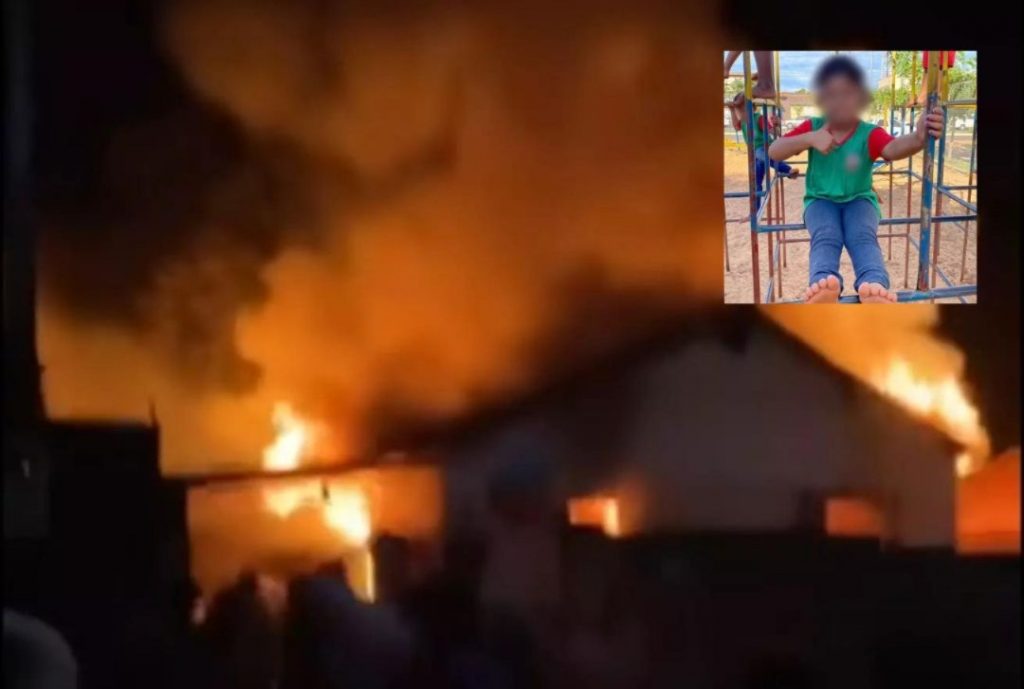 Criança de 6 anos morre durante incêndio em imóvel