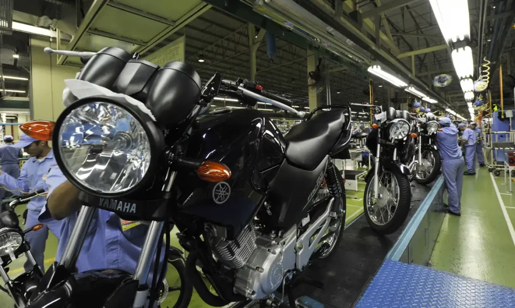 produção de motos Manaus julho 2025
