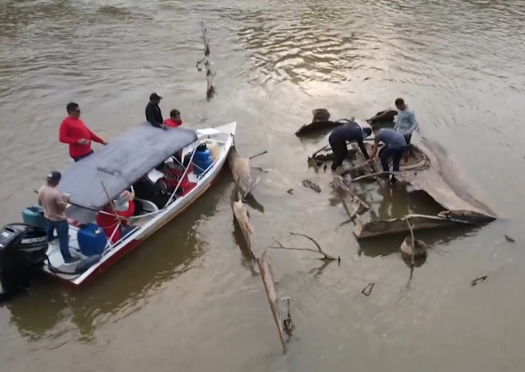 Seca do Rio Madeira revela navio naufragado do Século XIX no Amazonas; vídeo