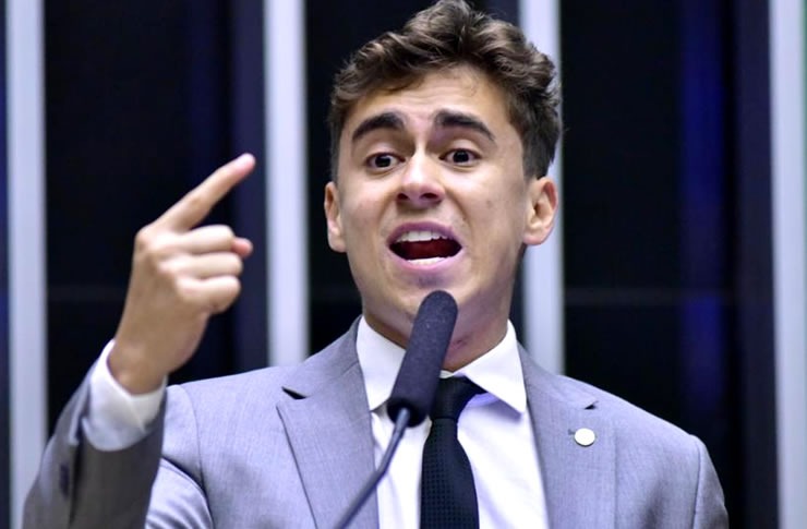 Nikolas critica inquérito contra Eduardo Bolsonaro e cita Janja: “Pede censura à China e nada acontece”