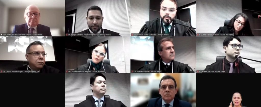 Vídeo: Raione Cabral é preso em flagrante após insultar juiz durante sessão do TRE-AM