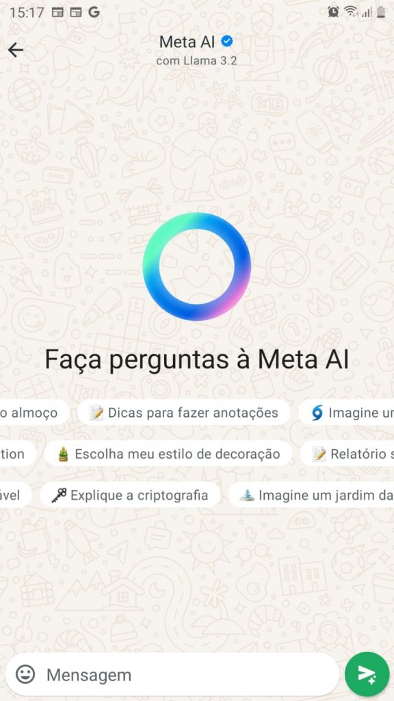 A IA do WhatsApp pode ler minhas conversas