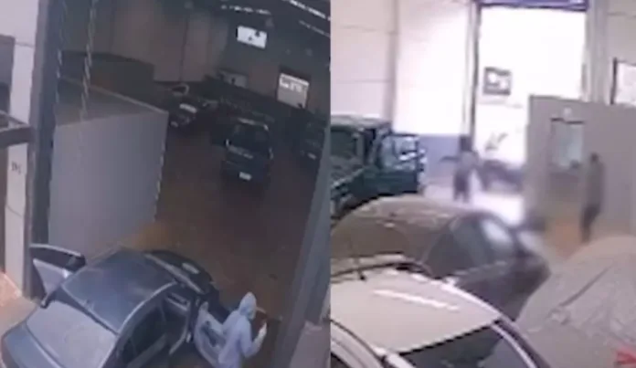 Veja vídeo: mecânico é executado com mais de 50 tiros dentro de oficina