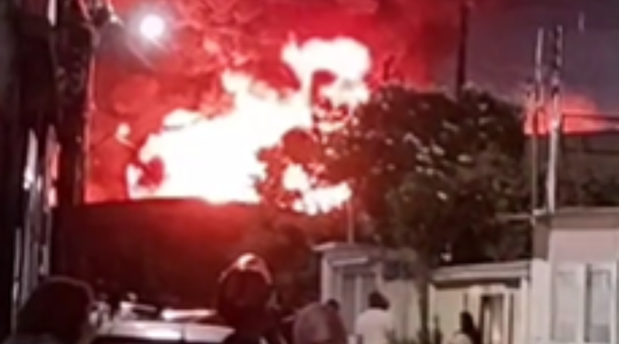 Veja vídeo: incêndio de grandes proporções atinge Cervejaria Ambev em Manaus