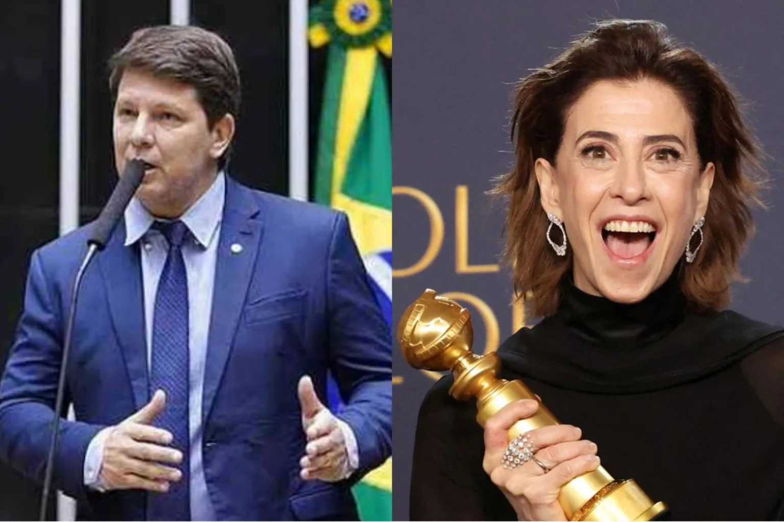 Deputado Mário Frias crítica prêmio Globo de Ouro de Fernanda Torres: “Autopromoção”