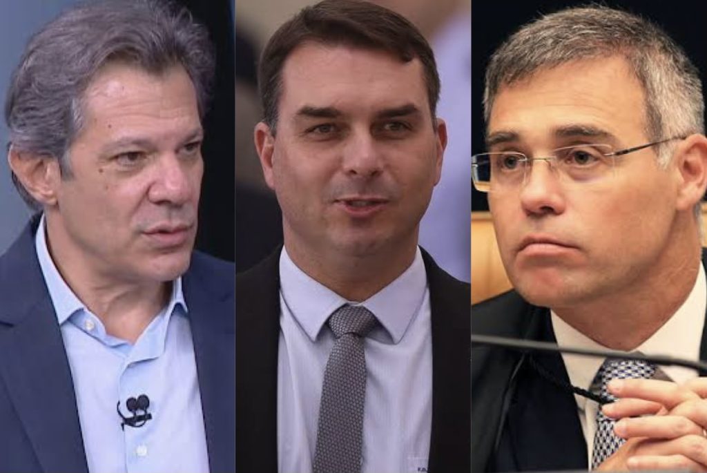 Mendonça manda Haddad responder queixa-crime de Flávio Bolsonaro