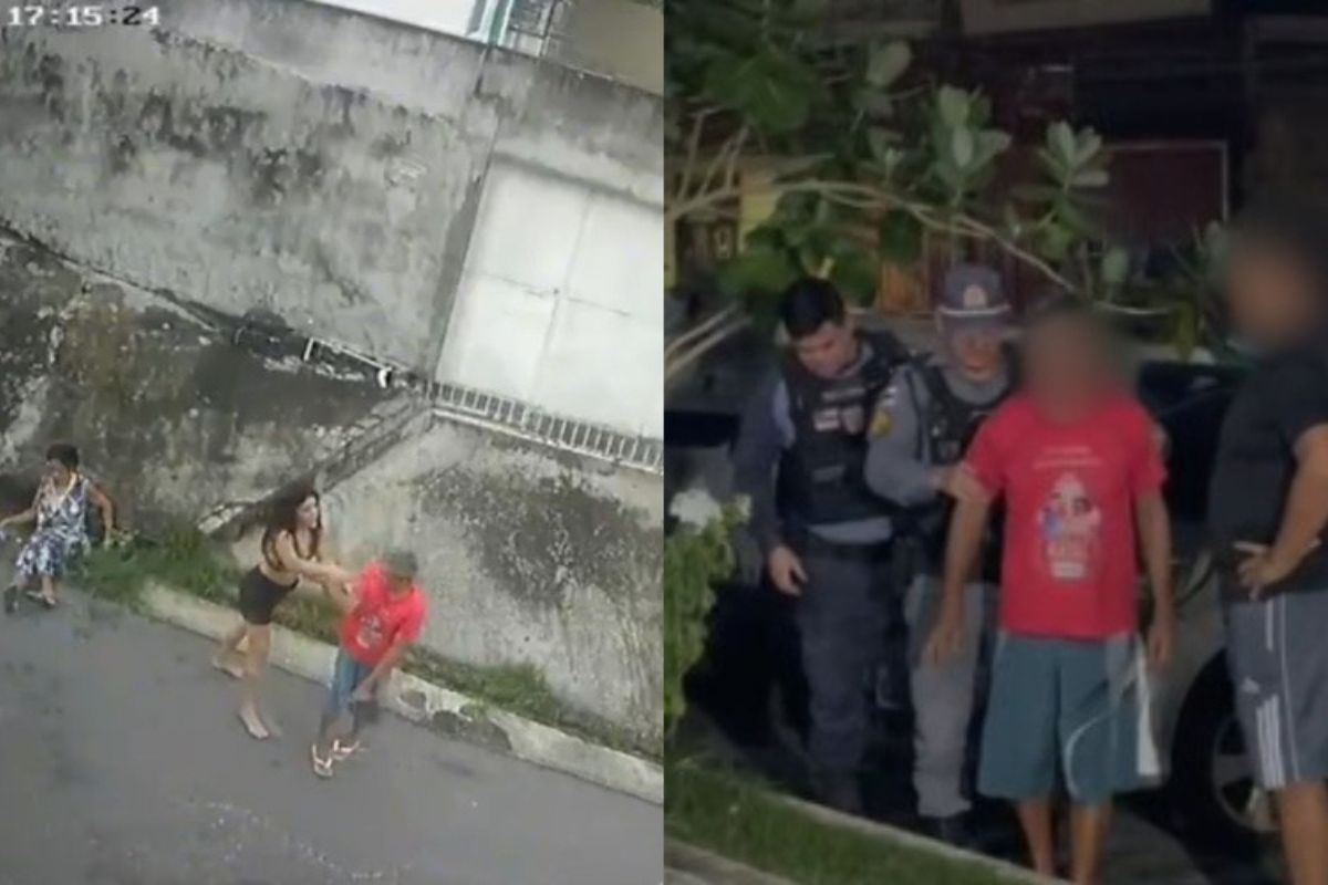 Mulher faz Ataque com tesoura em Manaus